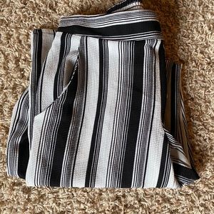 Black and white pants